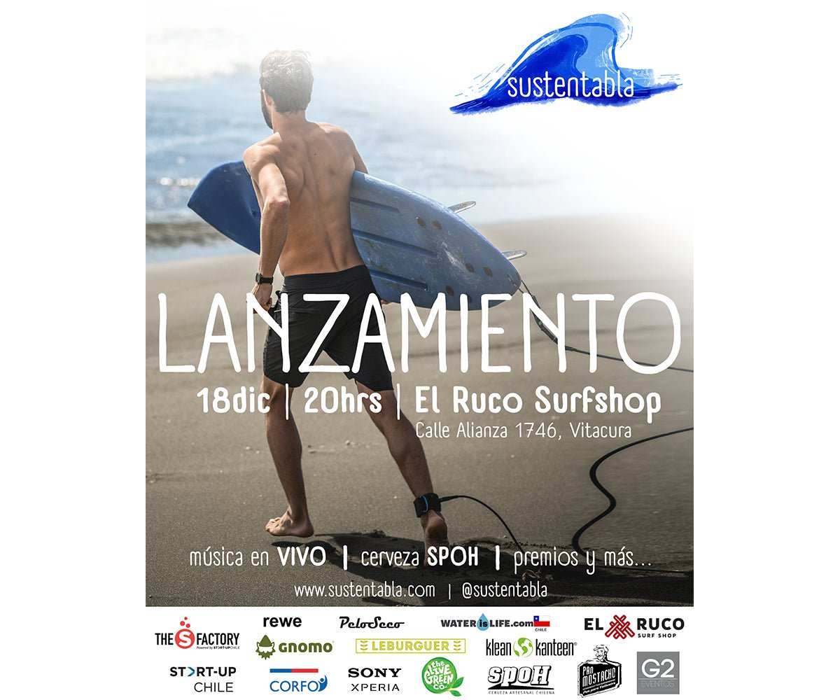 Conoce la primera tabla de surf hecha de plástico reciclado. - El Ruco Surf Shop