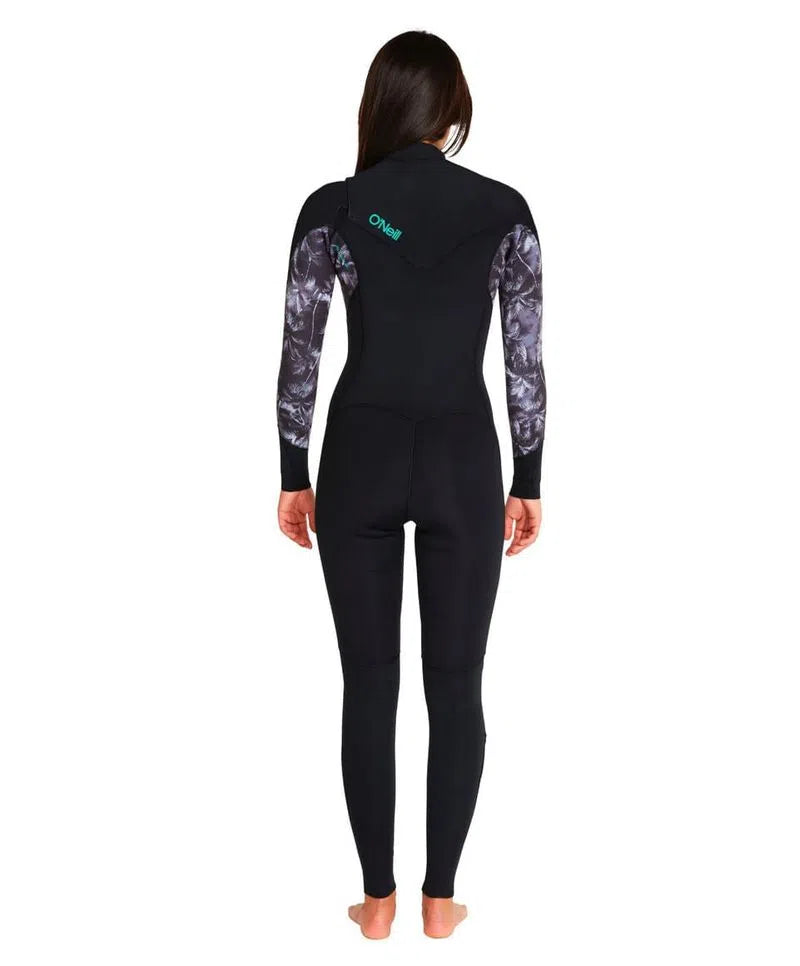 Traje De Surf Bahia Front Zip 4/3 Gris Mujer Oneill