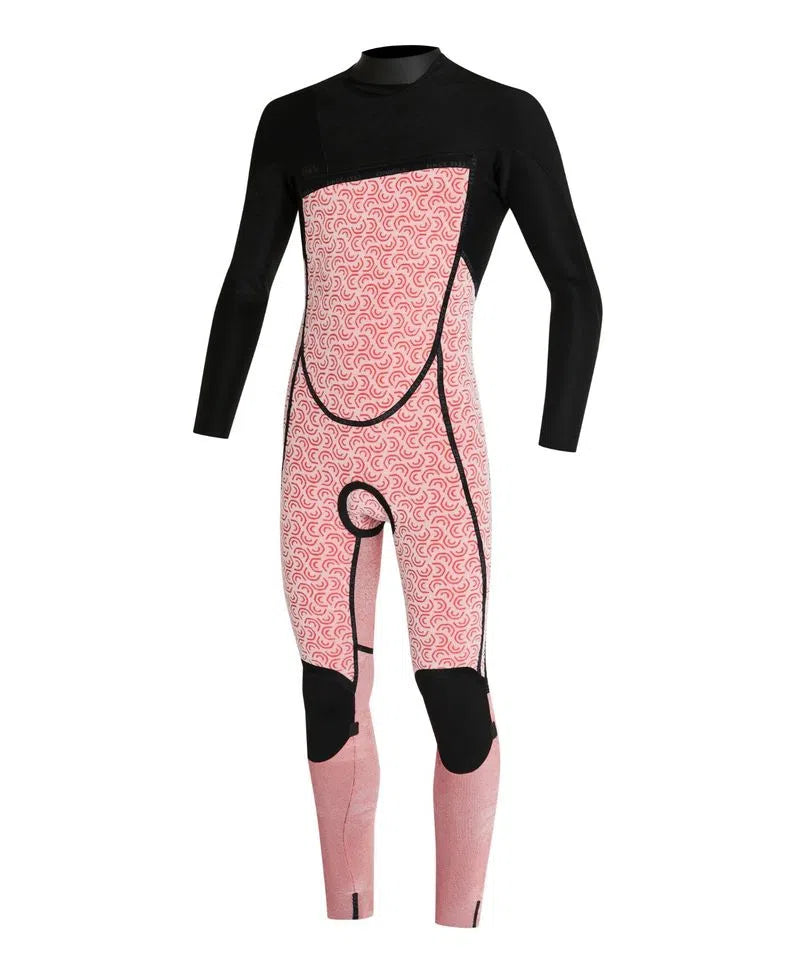 Traje De Surf Bahia Front Zip 4/3 Gris Mujer Oneill