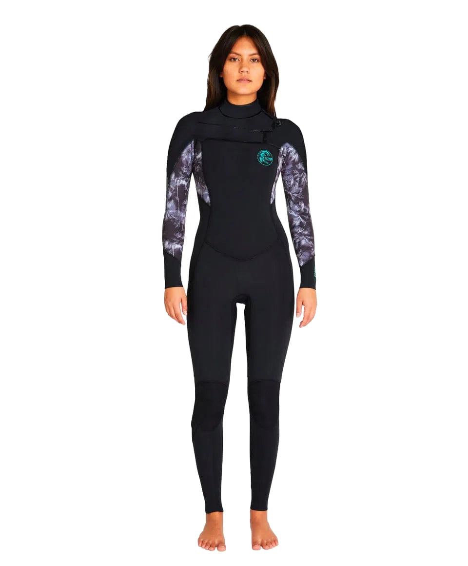 Traje De Surf Bahia Front Zip 4/3 Gris Mujer O'Neill