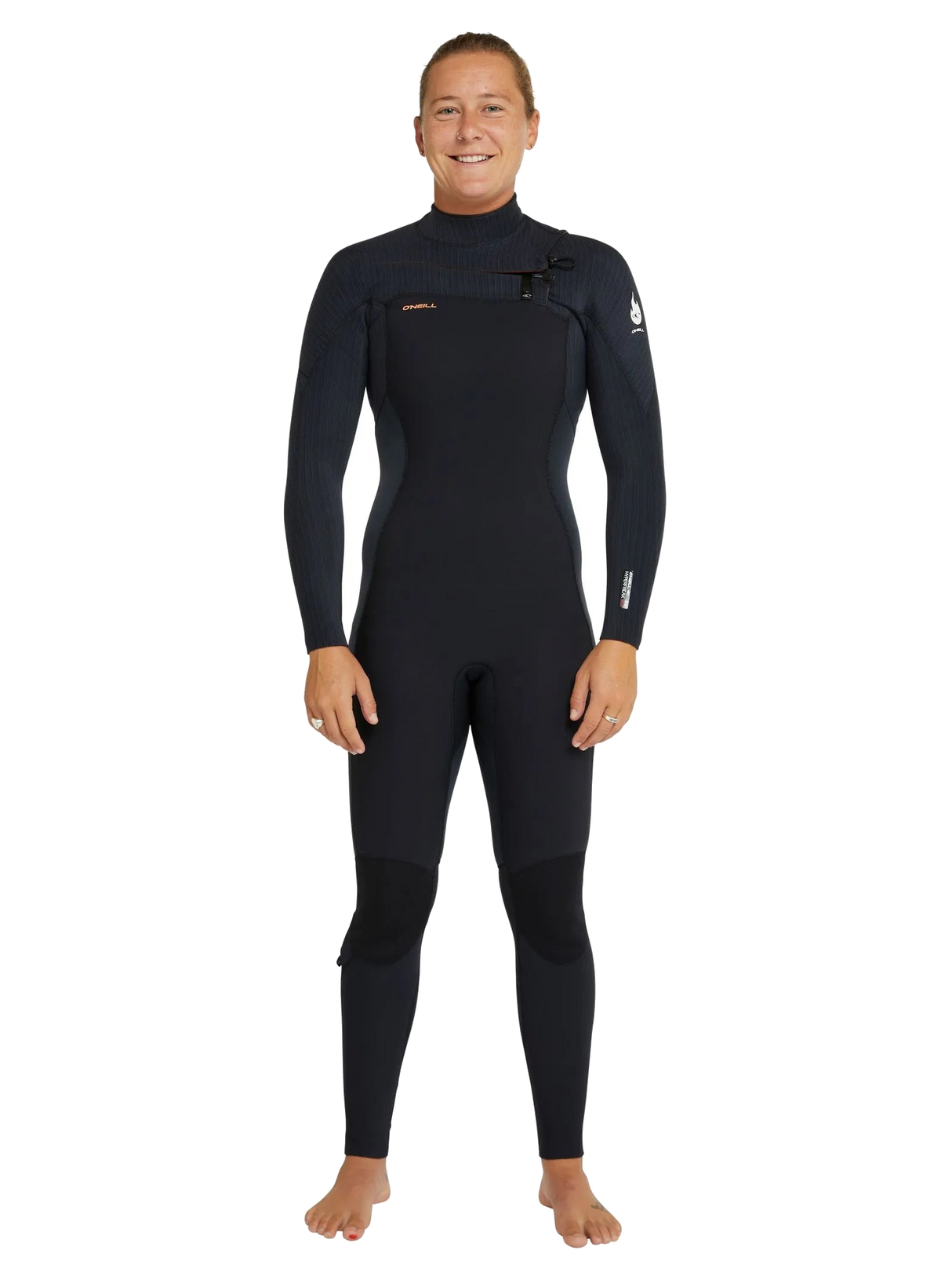 Traje de Surf Hyperfreak Fire 4/3 Negro Mujer Oneill