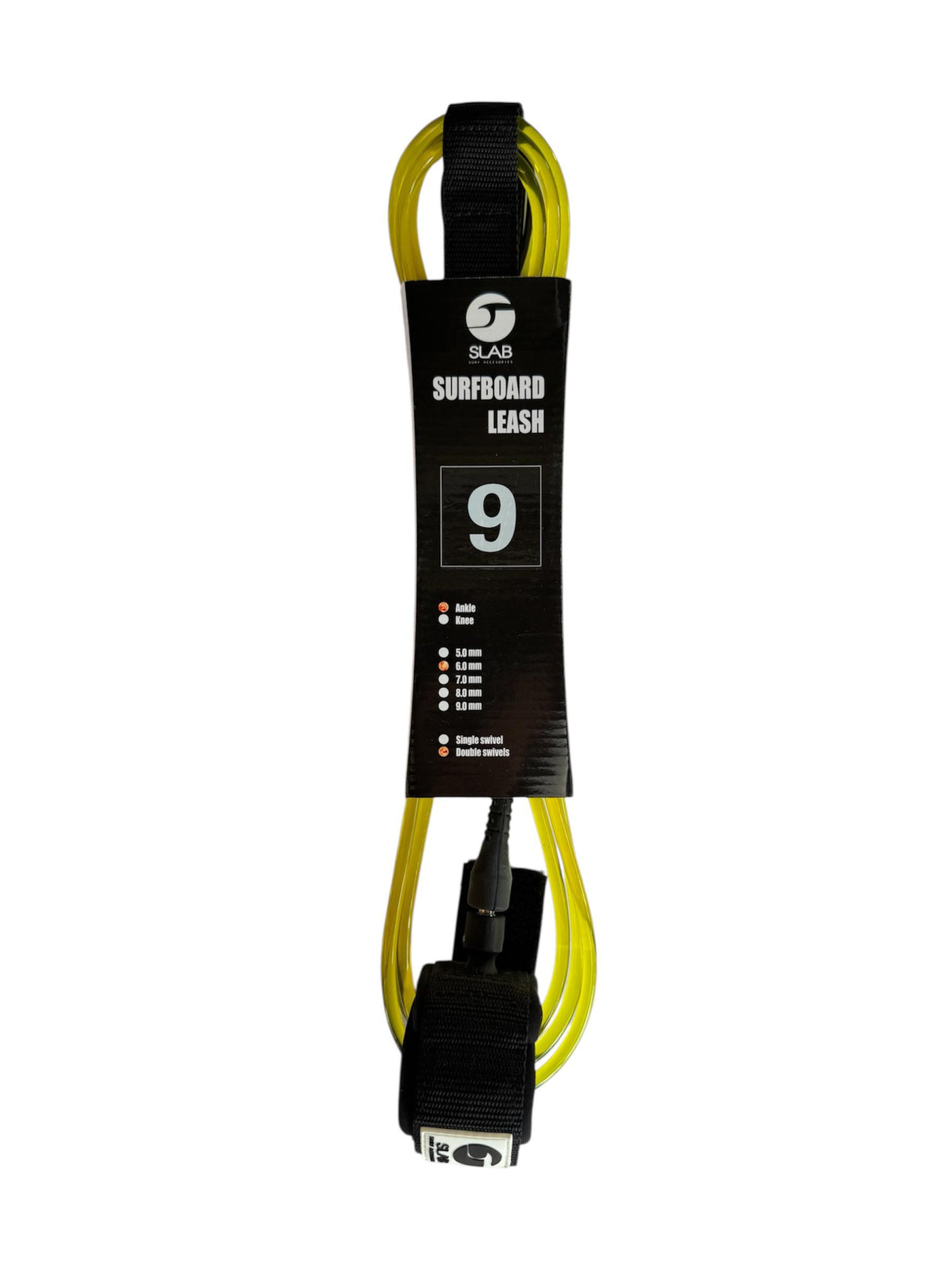 Leash 9 pies 6mm Slab Surf