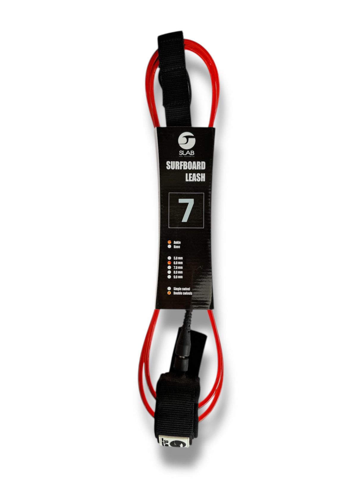 Leash 7 pies 6mm Slab Surf