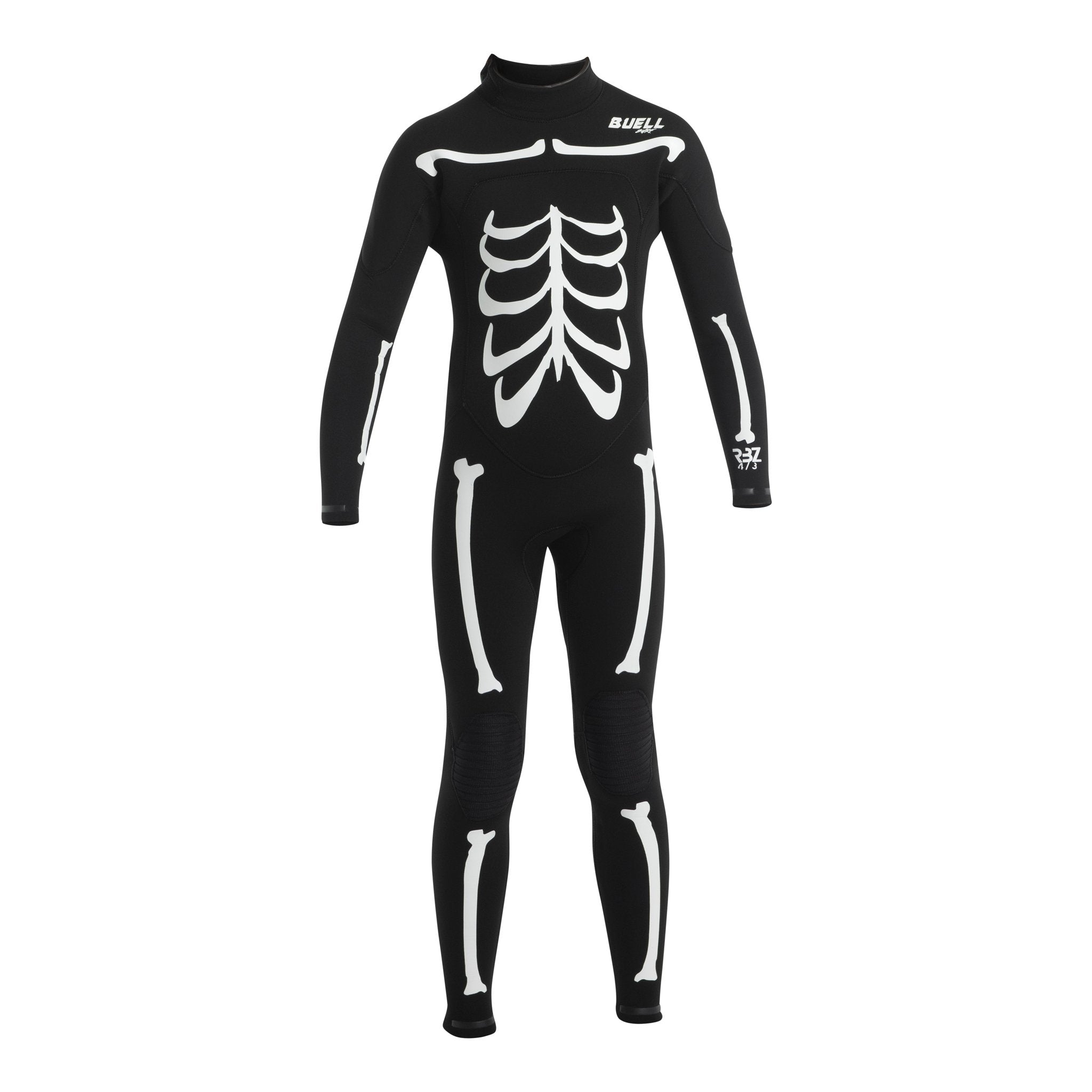 Traje de Surf Niño Buell RBZ BZ Black-White 4/3mm