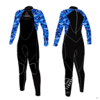 Traje De Surf Niños Militar Azul Tiburón