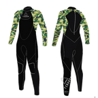 Traje De Surf Niños Militar Verde Tiburón