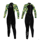 Traje De Surf Niños Militar Verde Tiburón