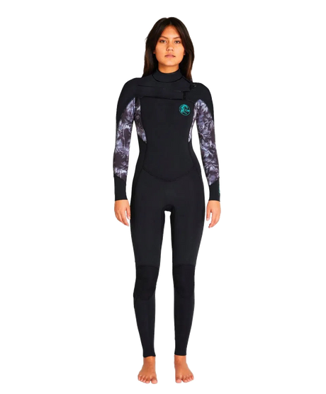 Traje De Surf Bahia Front Zip 4/3 Gris Mujer O'Neill