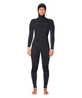 Traje de Surf Hyper Fire Hooded 5/4 Negro Mujer Oneill