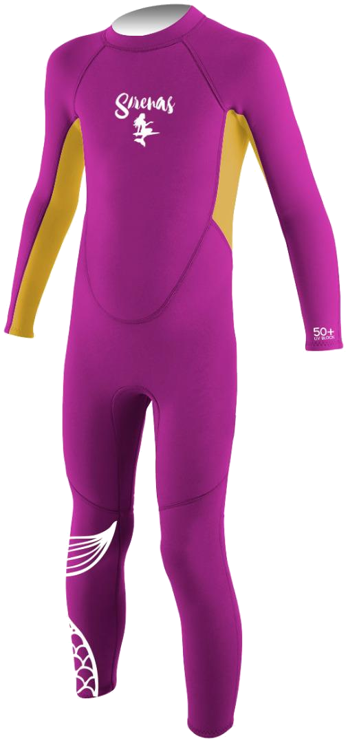 Traje De Surf Niña 2mm Sirenas