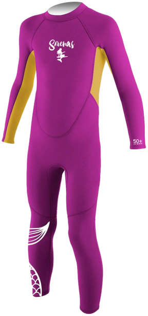 Traje De Surf Niña 2mm Sirenas