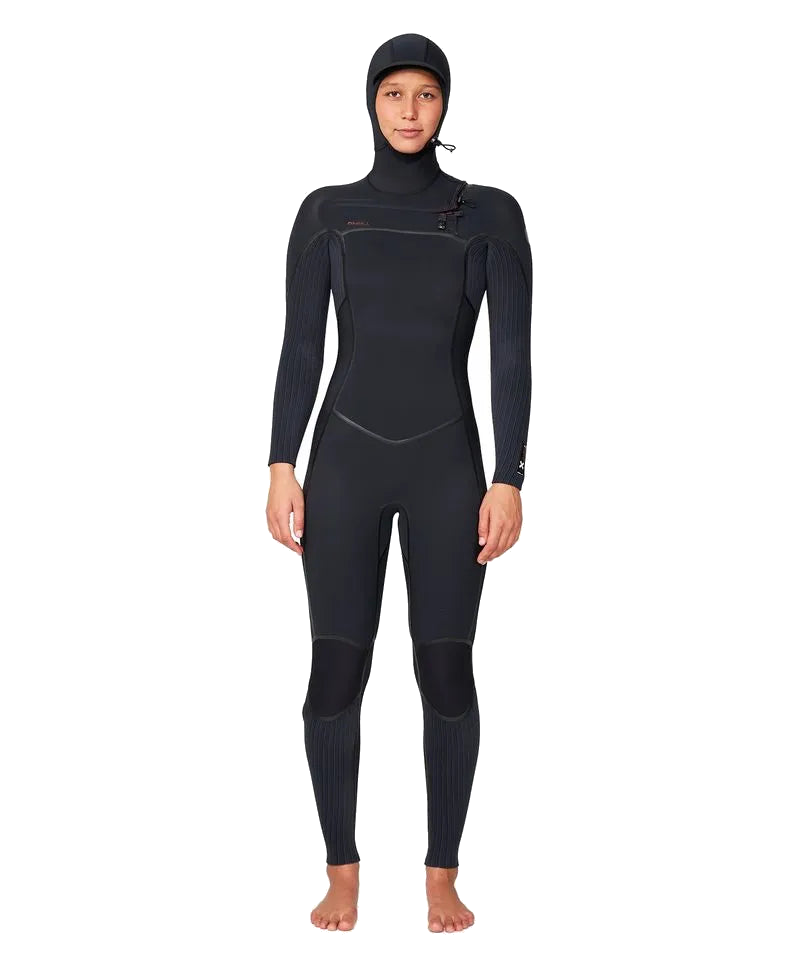 Traje de Surf Hyper Fire Hooded 5/4 Negro Mujer Oneill