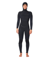 Traje de Surf Hyper Fire Hooded 5/4 Negro Mujer Oneill