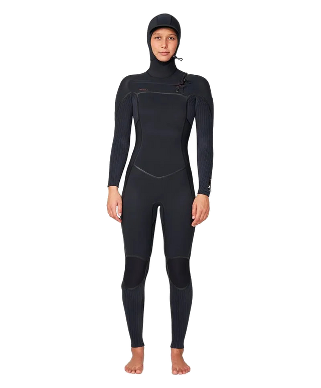Traje de Surf Hyper Fire Hooded 5/4 Negro Mujer Oneill