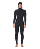Traje de Surf Hyper Fire Hooded 5/4 Negro Mujer Oneill
