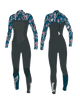 Traje De Surf Coral 4/3 Niña Sirenas