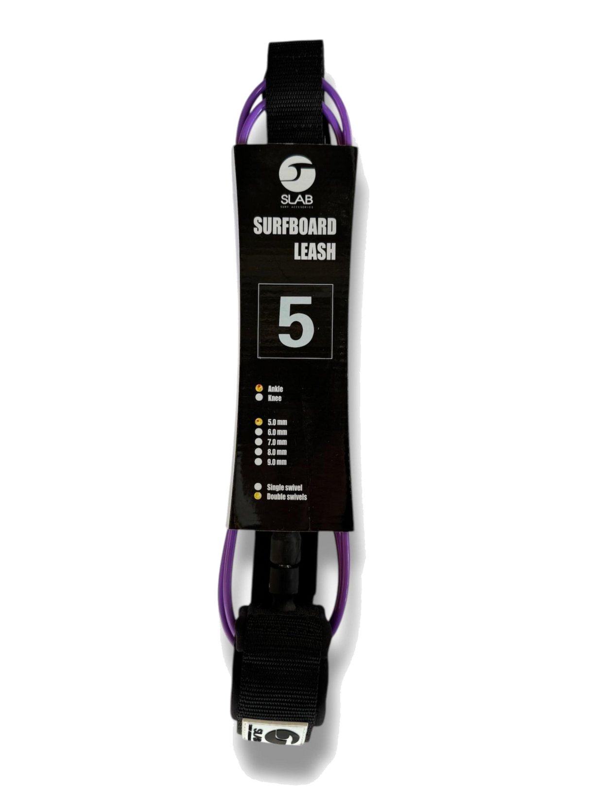 Leash 5 pies 5mm Slab Surf