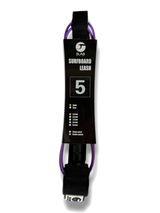 Leash 5 pies 5mm Slab Surf