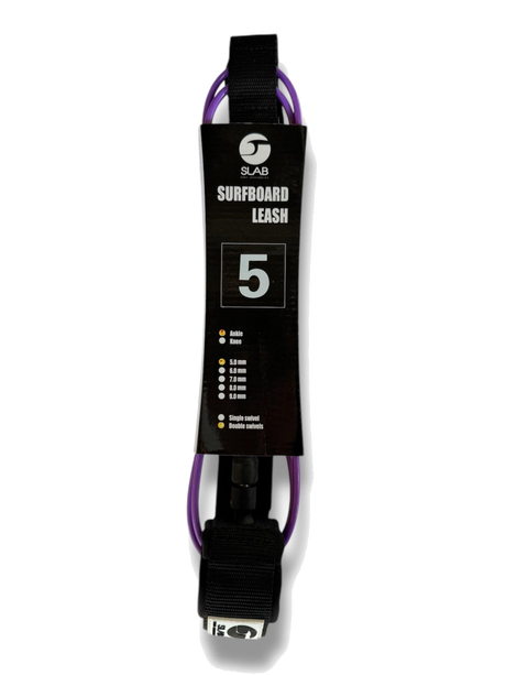 Leash 5 pies 5mm Slab Surf