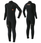Traje Neopreno Grom Seafarer 4/3mm Front Zip Manera