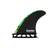 Quillas JJF Grom HC Thruster - Black/Green Futures