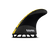 Quillas JJF Medium Techflex Thruster - Digi Yellow Futures