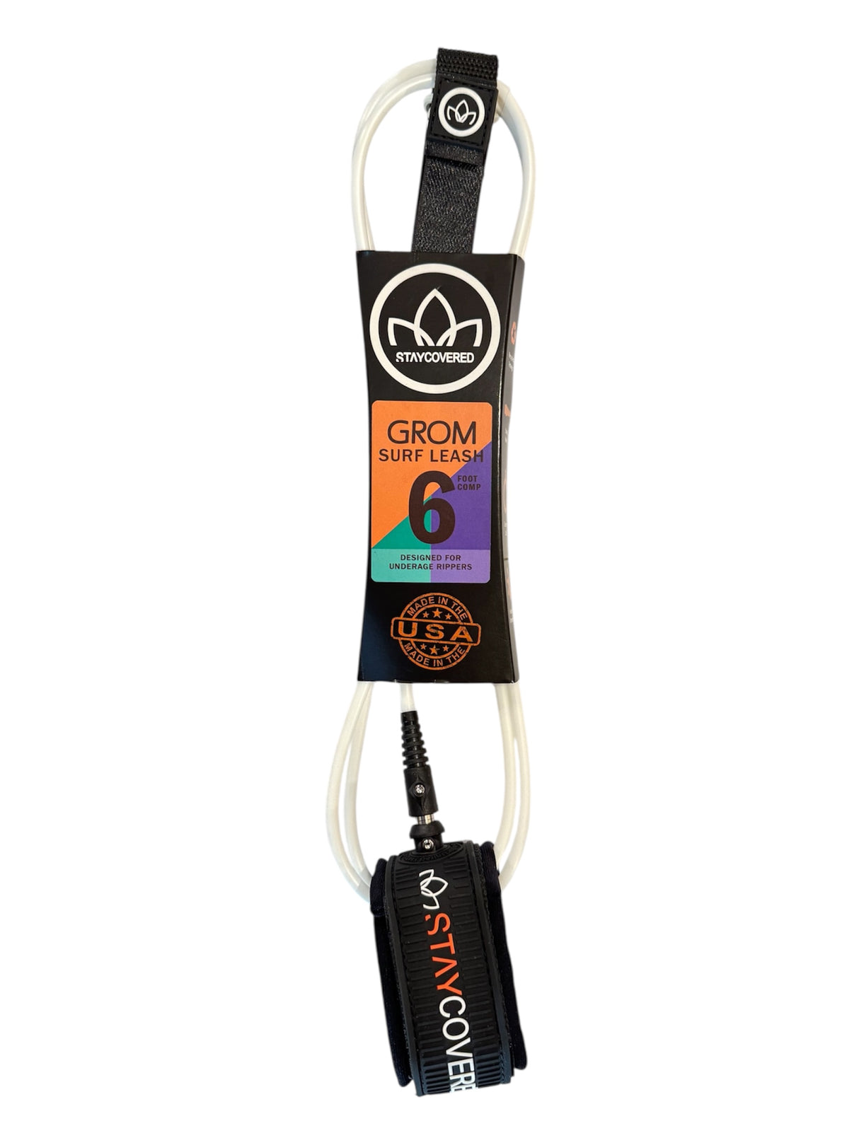 Leash 6'0 Grom Competition StayCovered