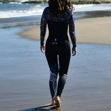 Traje De Surf Coral 4/3 Mujer Sirenas