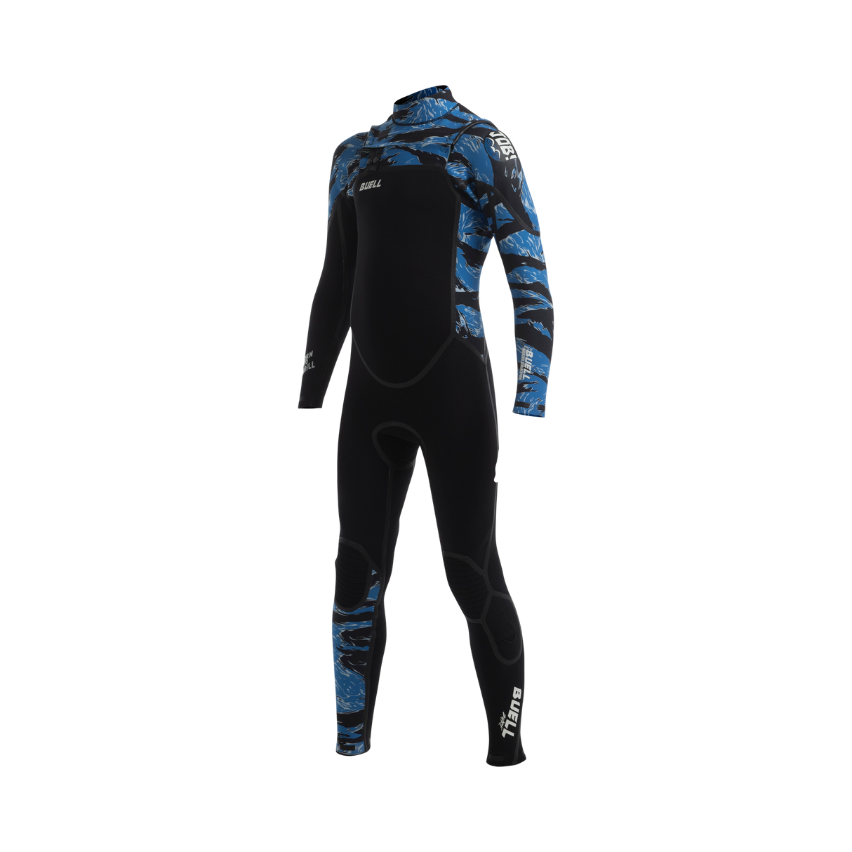 Traje de Surf Niño Buell RB1 Tiger Azul 4/3mm