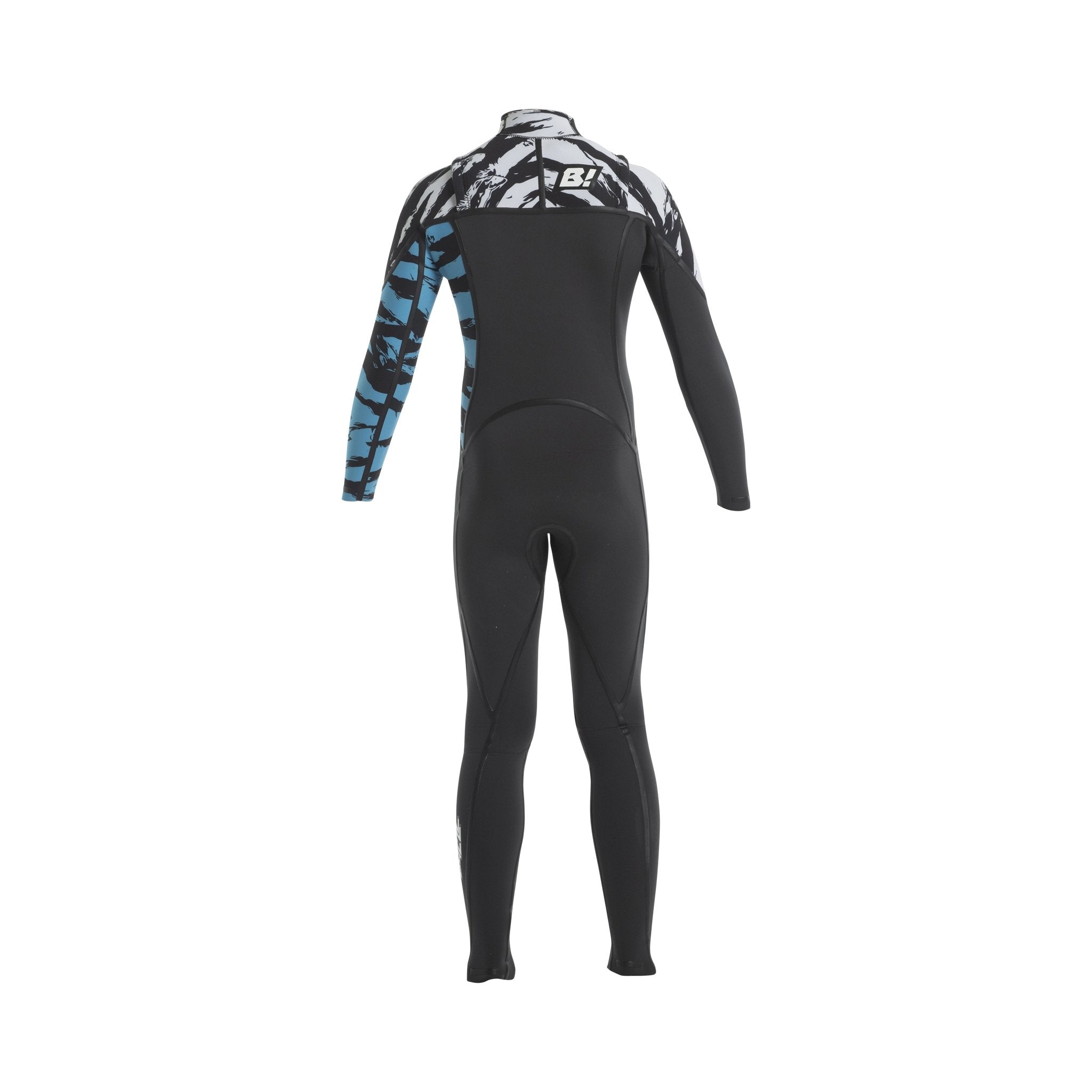 Traje de Surf Niño Buell RB1 Job Tiger Gris 4/3mm